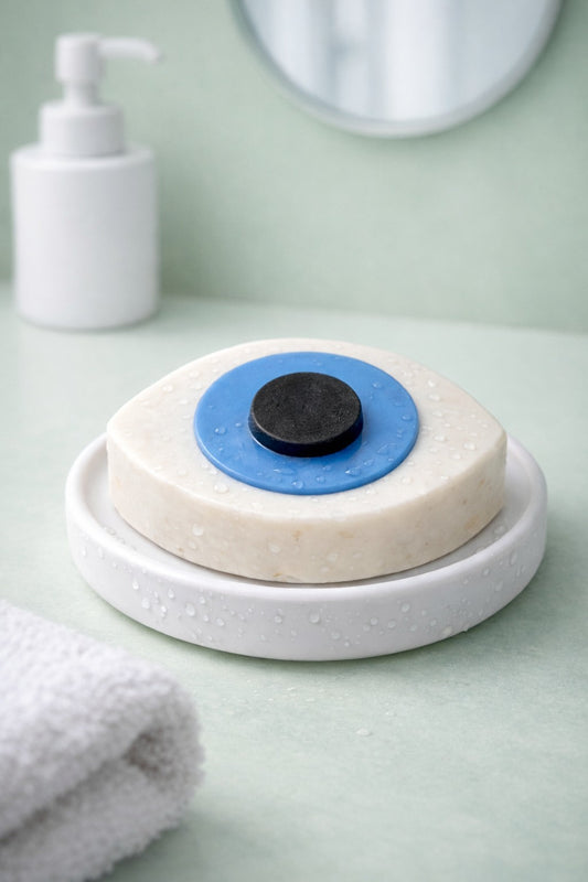 Milk Soap(Evil Eye Design)(PACK OF 4) | 100% SLS & Paraben Free - ekysta