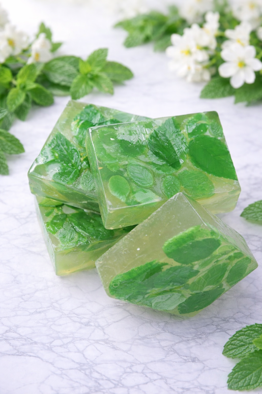 Mint-Glycerin Soap (Pack of 4) | 100% SLS & Paraben Free