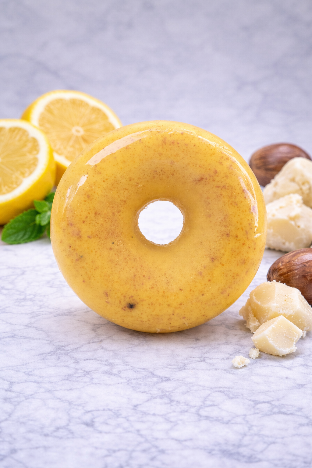 Lemon(donut shape) soap (Pack of 4)| 100%SLS & Paraben Free