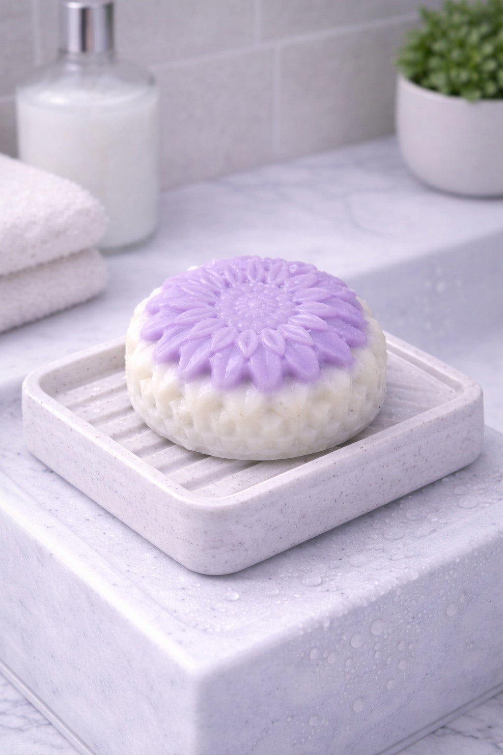 Lavender-coconut soap (pack of 4)| 100%SLS & Paraben free