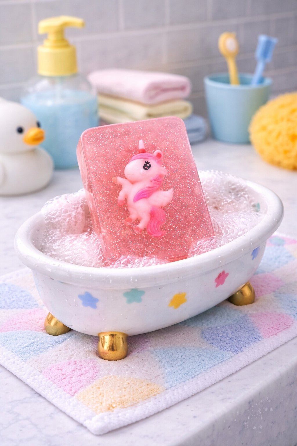 Unicorn(glycerin)soap (pack of 4) |100% SLS & Paraben free