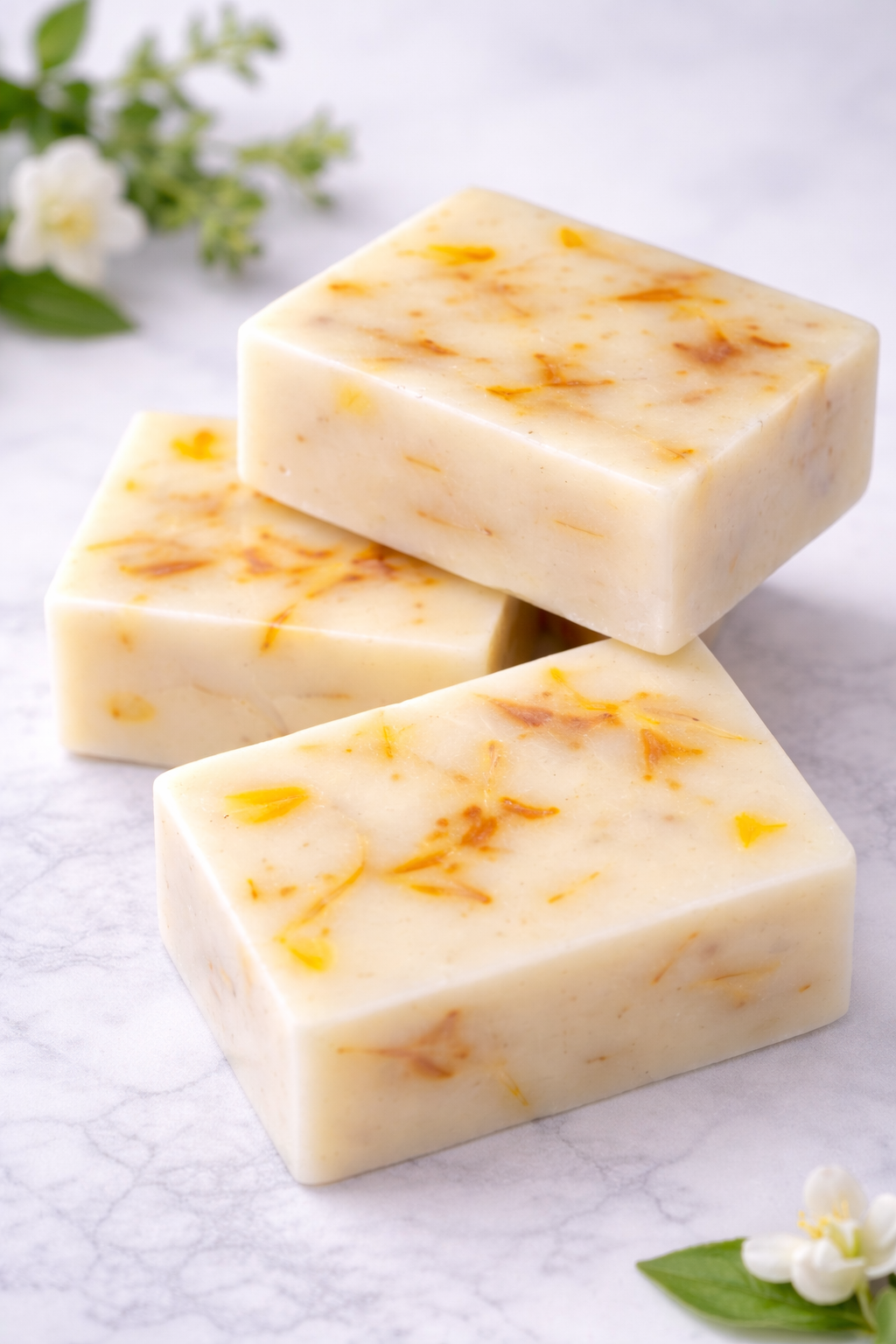 Pure Saffron Glycerin Soap(Pack of 4)| 100%SLS & Paraben Free