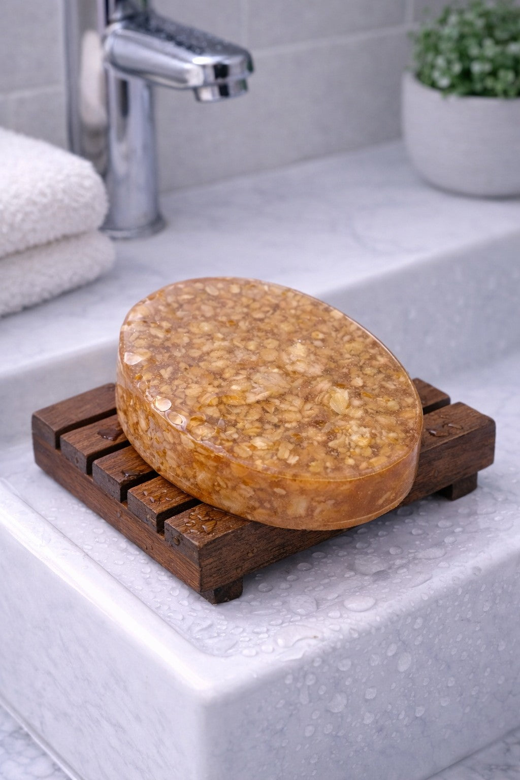 Honey & Oatmeal Glycerin Soap (Pack of 4) | 100%SLS & Paraben Free